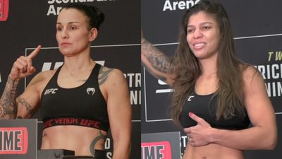 UFC 297 video: Raquel Pennington, Mayra Bueno Silva make weight for vacant title fight