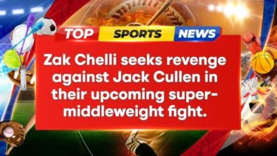 Zak Chelli seeks revenge against Jack Cullen in title fight