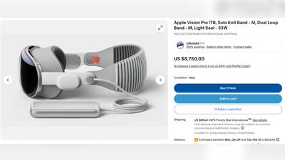 Apple Vision Pro already on eBay for $10,000 less than an hour after release