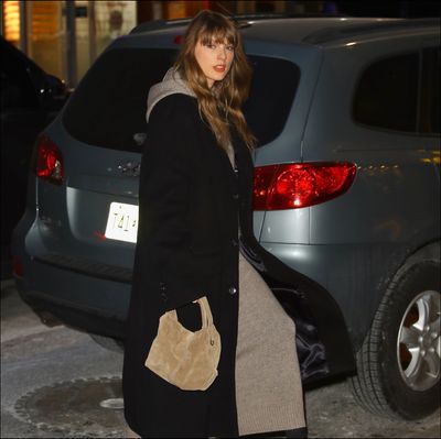 Taylor Swift's Cashmere Hoodie Dress by The Row Signals a Shift in Her Style