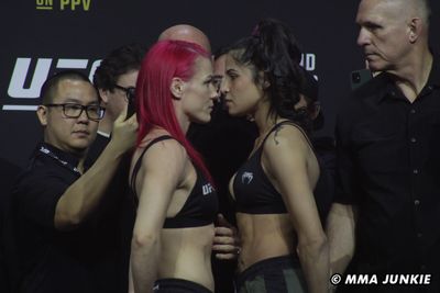 Photos: UFC 297 ceremonial weigh-ins and faceoffs