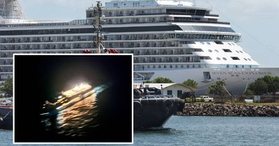 Crewman remains in hospital after chopper winches him from cruise ship