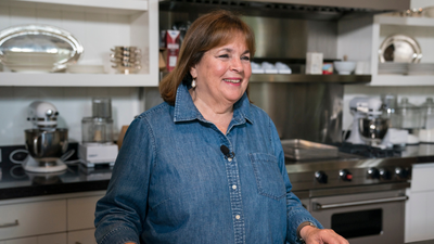 Ina Garten's open shelving proves that the most simple storage can still feel personal