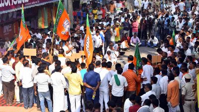 Hangal gang rape case: BJP stages protest in Haveri