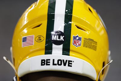 Why NFL player helmets have messages written on the back like ‘Be Love’ and ‘It Takes All of Us’?