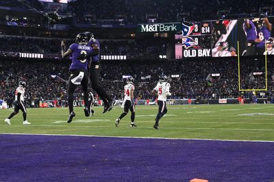 Did John Hussey’s officiating crew miss OPI on the Ravens’ first touchdown?