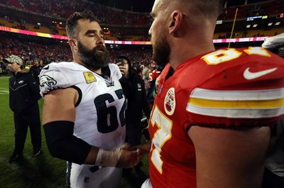 Jason Kelce roasted Travis Kelce’s latest outfit with perfect Wes Anderson dig