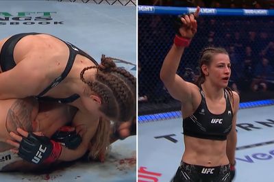 UFC 297 video: Jasmine Jasudavicius breaks down Priscila Cachoeira for late anaconda submission