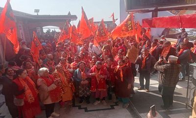 Devotees hold 'Shobha Yatra' in Shimla ahead of 'Pran Pratsihta'