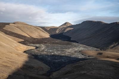 Volcanic eruption threatens Icelandic town, residents uncertain of future