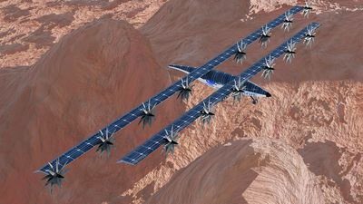 Wild Mars plane concept could seek water from high in the Red Planet's atmosphere