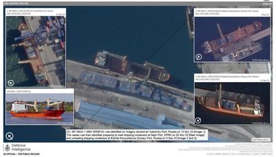 UK sends UN experts photographs of North Korean shipments to Russia