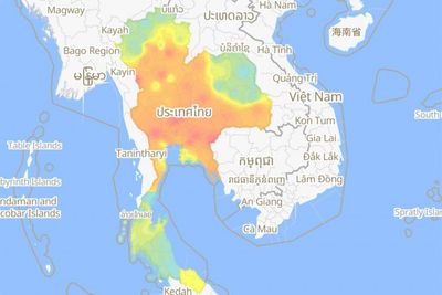 Unsafe PM2.5 levels in 51 provinces