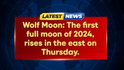 First full moon of 2024, the