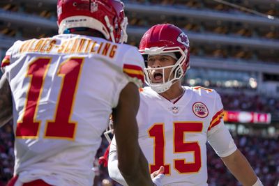 Chiefs QB Patrick Mahomes praised WR Marquez Valdes-Scantling’s performance vs. Bills