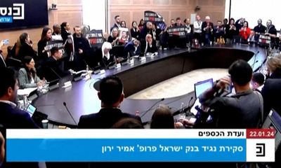 Israeli hostages’ families storm Knesset meeting to demand their return