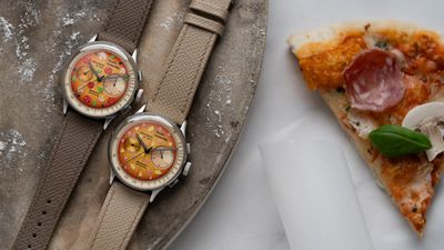 These pizza-covered watches are a cheesy April Fools joke made real