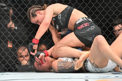 Jasmine Jasudavicius says ‘torture’ of Priscila Cachoeira was on her mind at UFC 297