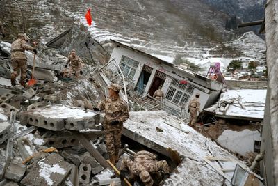 Race To Find Dozens Trapped In Southwest China Landslide