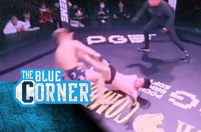 Video: Fighter lands rare double upkick to knock opponent out cold