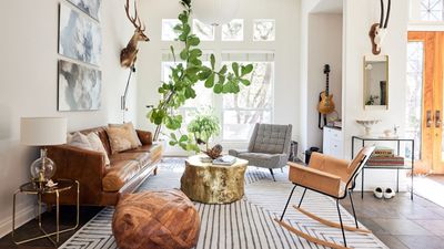Old, new, and retro-Southern styles are balanced to perfection in this charming Texas home