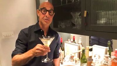 Stanley Tucci's home bar merges 'timeless' elegance with convenience for a stunning result
