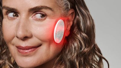 This mini LED skincare device looks like a super-sized pimple patch
