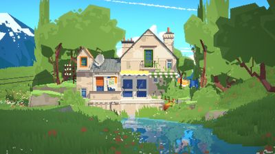 The cute house-building sim I've been obsessed with for months finally has a release date