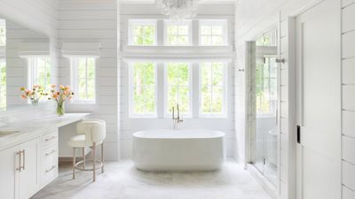 How can you make a white bathroom more interesting? 8 ways to update a classic