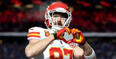 Travis Kelce explains on New Heights podcast why he did the heart hand celebration (it wasn’t for Taylor Swift)