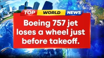 Boeing 757 jet loses wheel before takeoff, further scrutiny on quality control