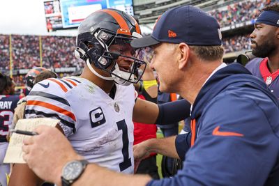 Matt Eberflus defended Justin Fields in Bears OC interviews