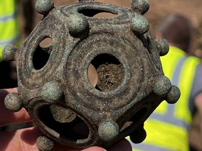 Amateur archaeologists uncover a mysterious ancient Roman artifact in England
