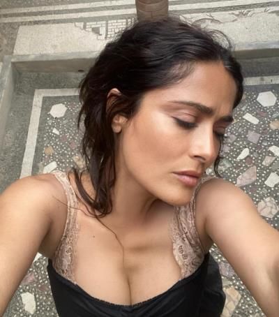 Salma Hayek: The Epitome of Elegance and Mystery in Black