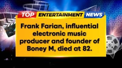 Pioneering music producer and Boney M founder, Frank Farian, dies