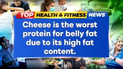 Cheese Identified as Worst Protein for Belly Fat, Experts Reveal