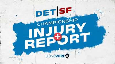 Lions first injury report for the NFC Championship week: 4 players held out