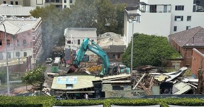 'Sad day for Newcastle': City's 'oldest timber building' demolished for units