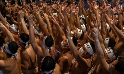 Women in Japan allowed to take part in ‘naked festival’ for first time