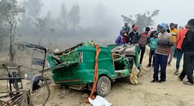 Uttar Pradesh: 3 women among 12 killed as container rams into tempo in Shahjahnapur