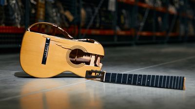 NAMM 2024: Remember that priceless Martin that Kurt Russell smashed on the Hateful Eight set? Well, it’s just been put on public display for the first time ever