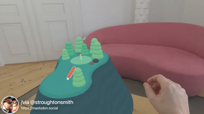 Here’s your first look at Apple Vision Pro Spatial gaming — What the Golf? Spatial port shown off by an app developer