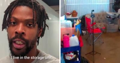 Couple faces eviction after turning storage unit into living space