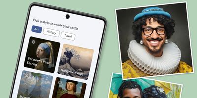 Google is using generative AI to create better Art Selfies