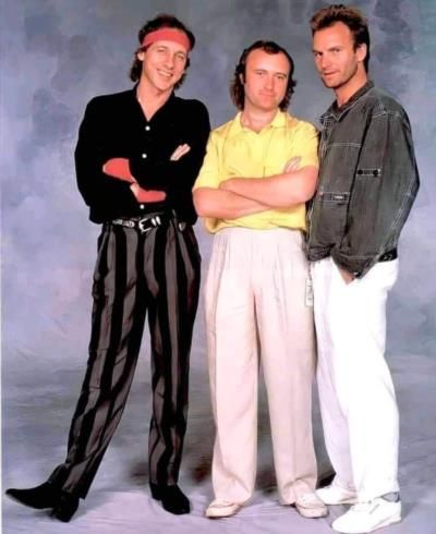 Throwback: Phil Collins, Sting and Mark Knopfler in 1986