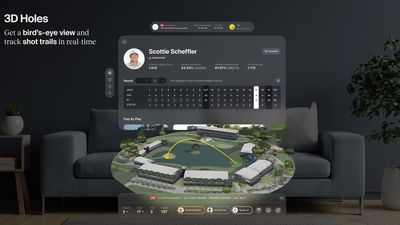 The Apple Vision Pro NBA and PGA Tour apps have just leaked and they have some very cool features — Bird’s eye golf shot view and real-time stats