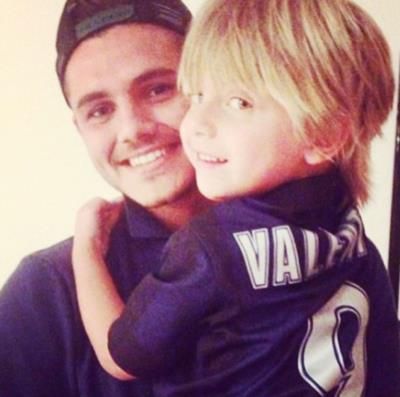 Mauro Icardi Celebrates Son Valentino's 15th Birthday on Instagram