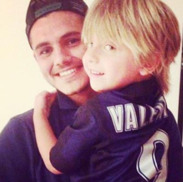 Mauro Icardi Celebrates Son Valentino's 15th Birthday on Instagram