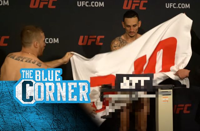 Max Holloway recalls near-nudity ‘towelgate incident’…