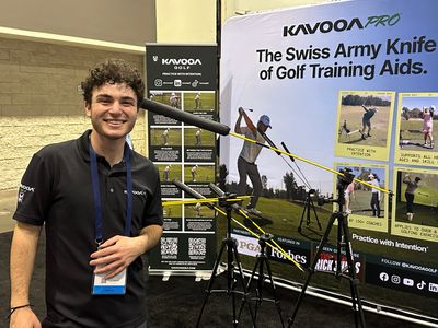 PGA Show: This college student created the prototype of his swing training aid with Star Wars lightsabers